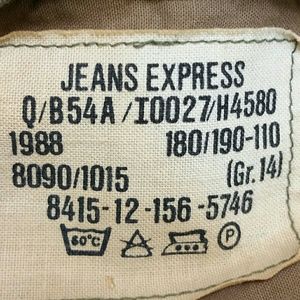 Jeans Express Vintage 988 German Army 